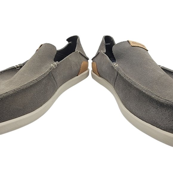 OluKai NaluKai Kala Slip On Mens 9.5 Gray Casual Comfort Shoes - 10409-7B19 main image 10
